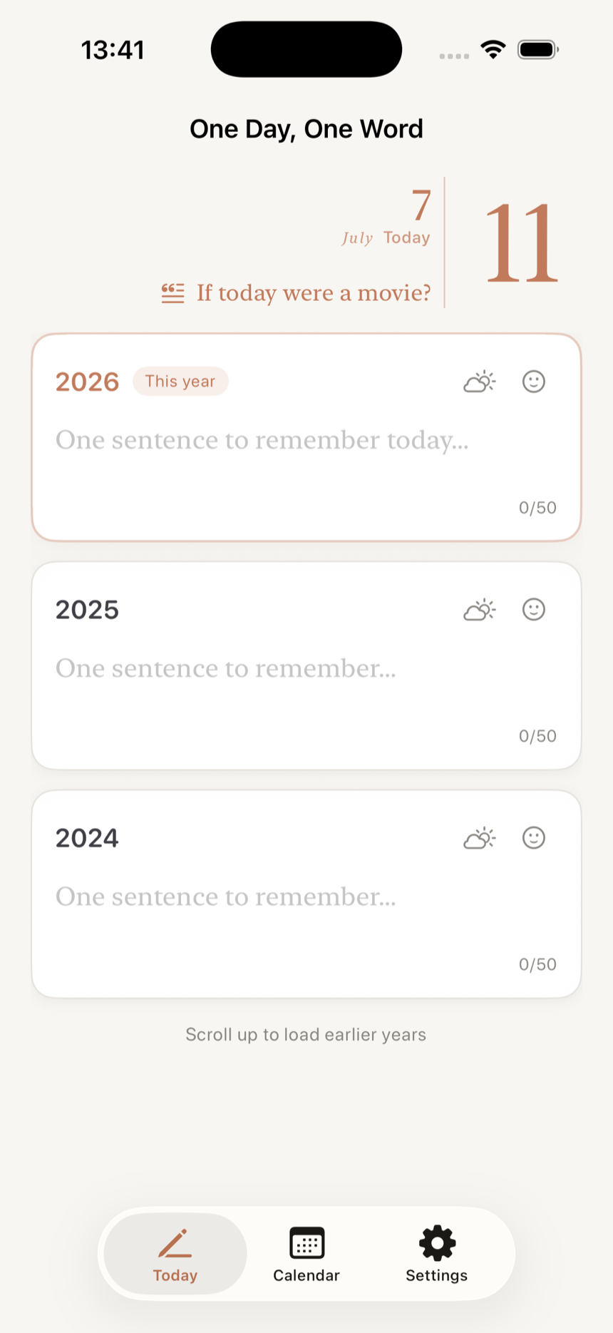 YesterYears 今日记录